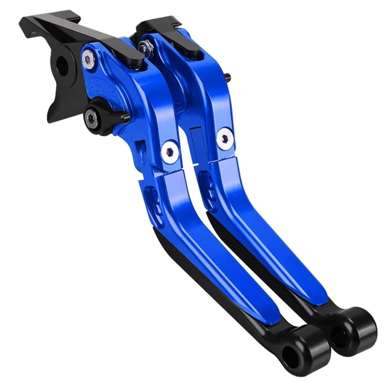 Naojino Brake Clutch Levers for CBR500R for CB500F for CB500X 2013-2021 Motorcycle Accessories CNC Folding Extendable Adjustable Control Handles Brake Clutch Levers(Blue)