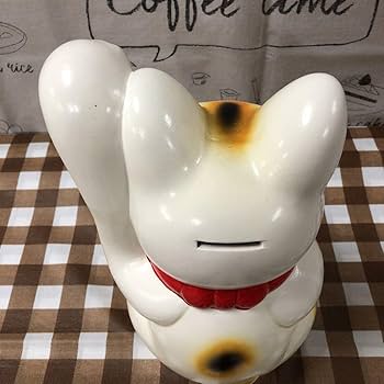 招き猫　白・黒・金 招き猫 白・黒・金