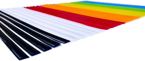 Miniatura 4 de JounJip Varillas de soldadura de plástico LDPE (7 colores)  Varillas planas de polietileno de baja densidad para reparación de kayak, canoa, tanque