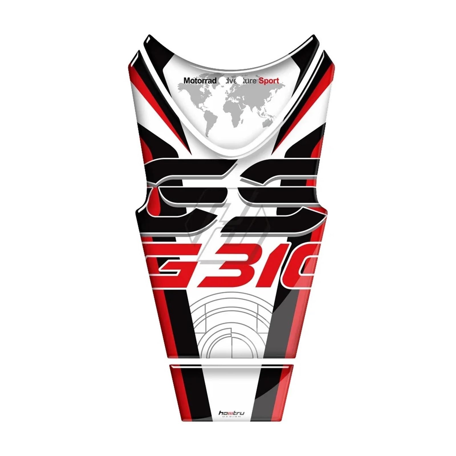 Motorcycle Gas Tank Pad Protector Case for Motorrad G310GS G310 GS 2018-2021 40 Year Motorbike Tank Sticker Weatherproof Fuel Tanks Pads