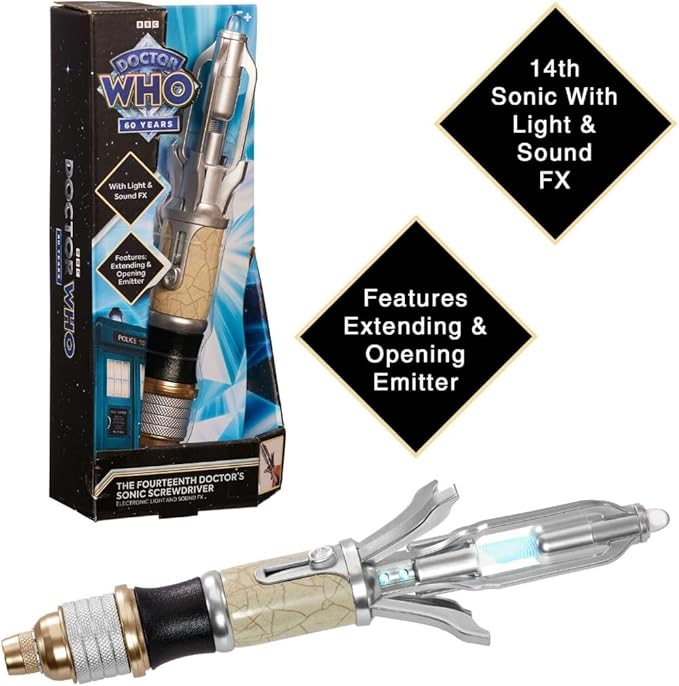 DOCTOR WHO 14th Doctor sonic screwdriver Amazon.co.uk Toys & Games