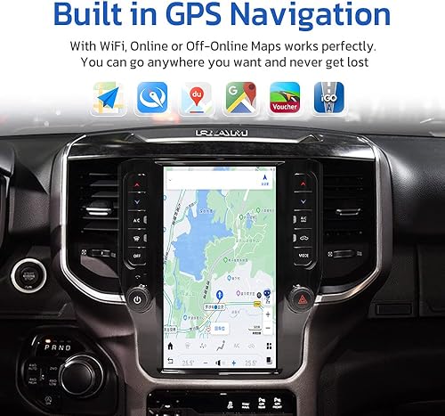 Miniatura 4 de aoonav Android 11 Snapdragon 665 Radio estéreo para coche Dodge Ram 2018 2019 2020 2021 Auto Audio 12.1 pulgadas Multimedia Video Player GPS