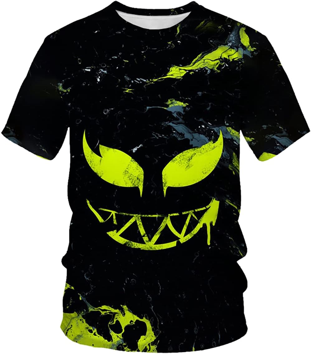 Teen Boys Girls Superhero T-Shirt 3D Printed Anime Short Sleeve Casual Graphic Tops 7-14Y