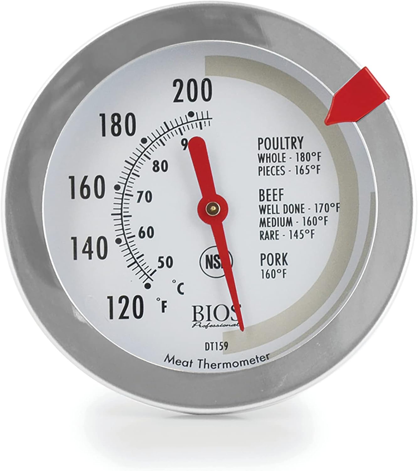 BIOS Professional Meat and Poultry Thermometer, White Home