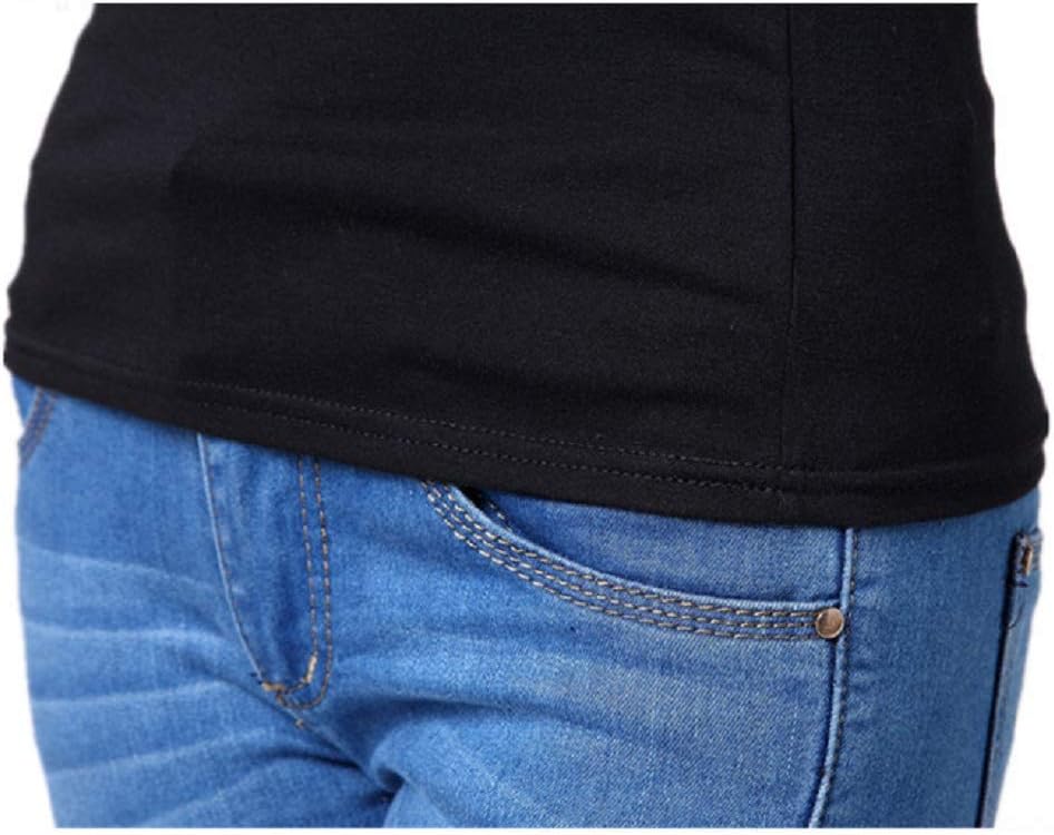 Shirt Extender for Women Plus Size Skirt Extenders Band White and Black 2 Pieces - Image 5