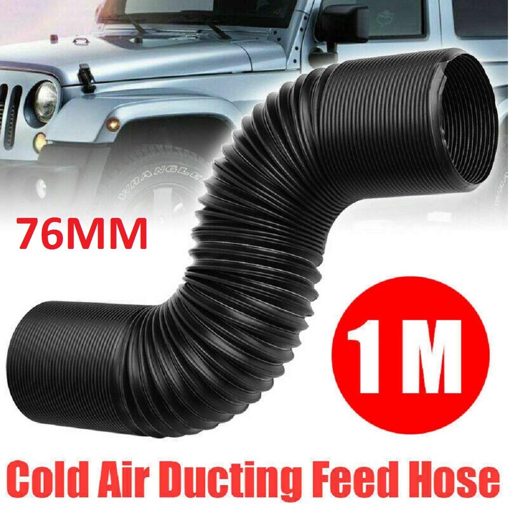 Air Intake Pipe SUNWAN Flexible Cold Air Filter Feed Pipes Ducting