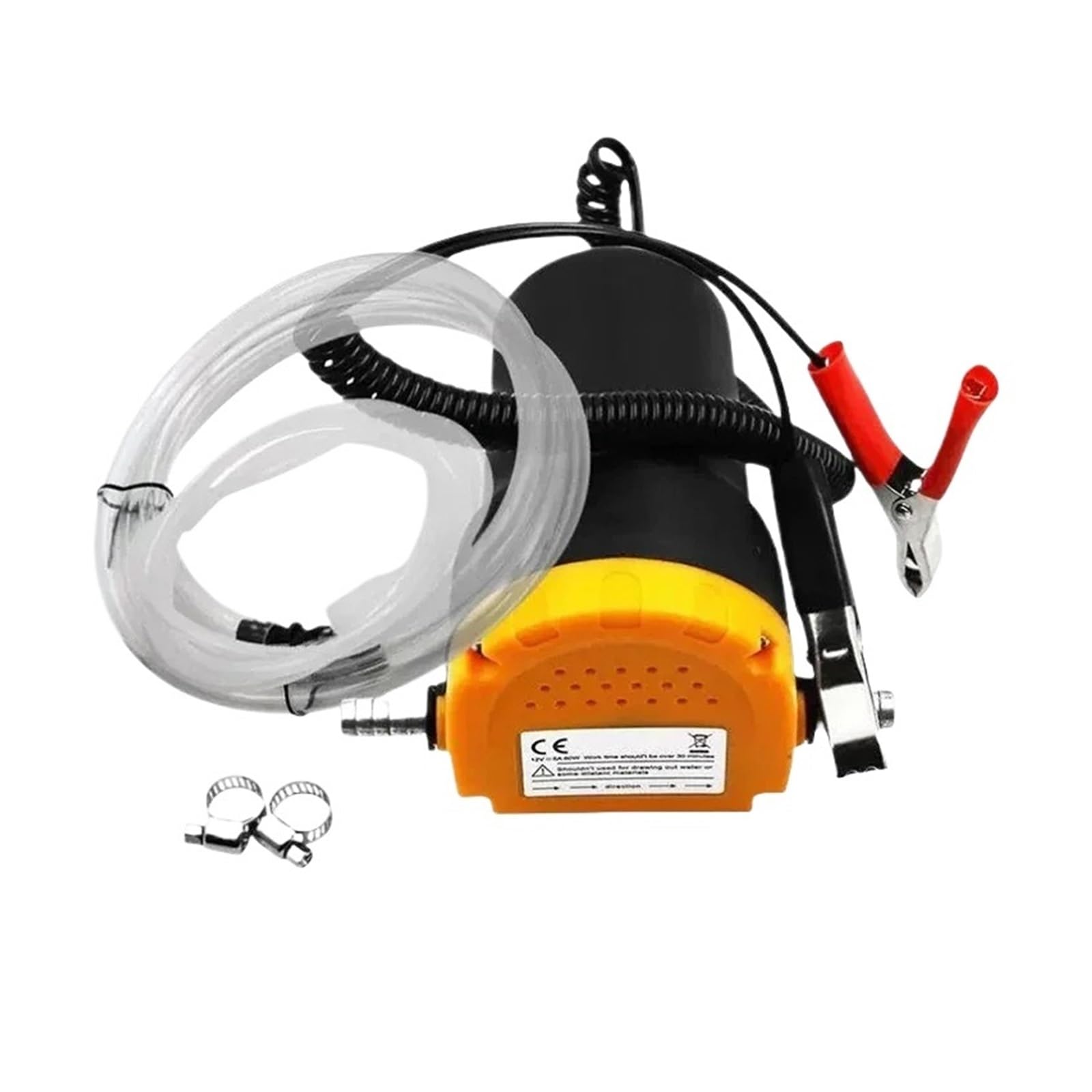 Healbyble Dc24 Car Boat Electric Oil Extractor Transfer Pump, 12V/60W Oil/Crude Fluid Suction, Fuel Engine Exchange +Tubes(Dc24)