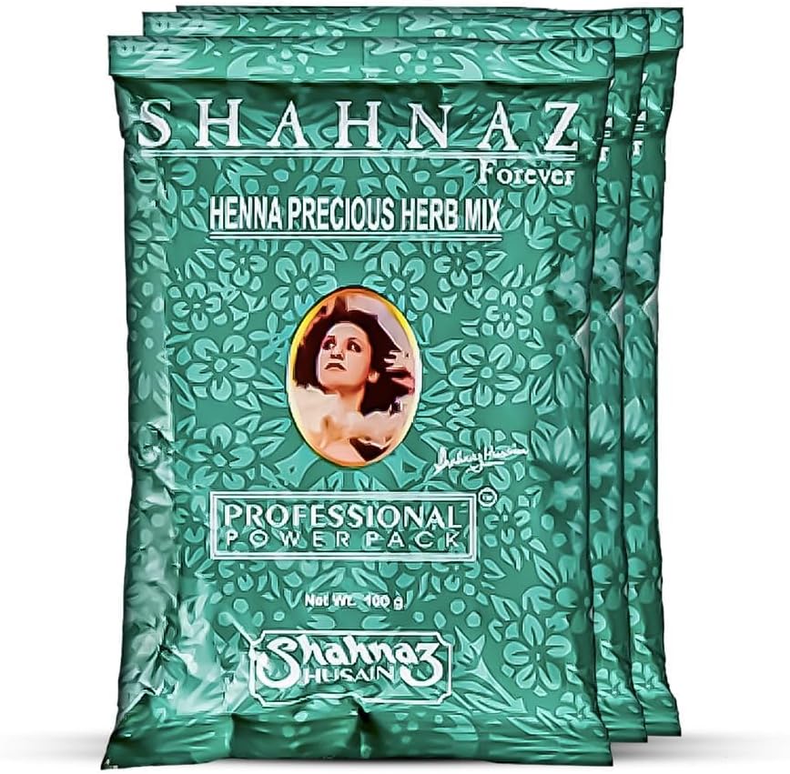 Professional Power Henna | Precious herb Mix | Henna Powder | Amla | Neem | Shikakai | Babul Gond | Mehndi | 100g x 3