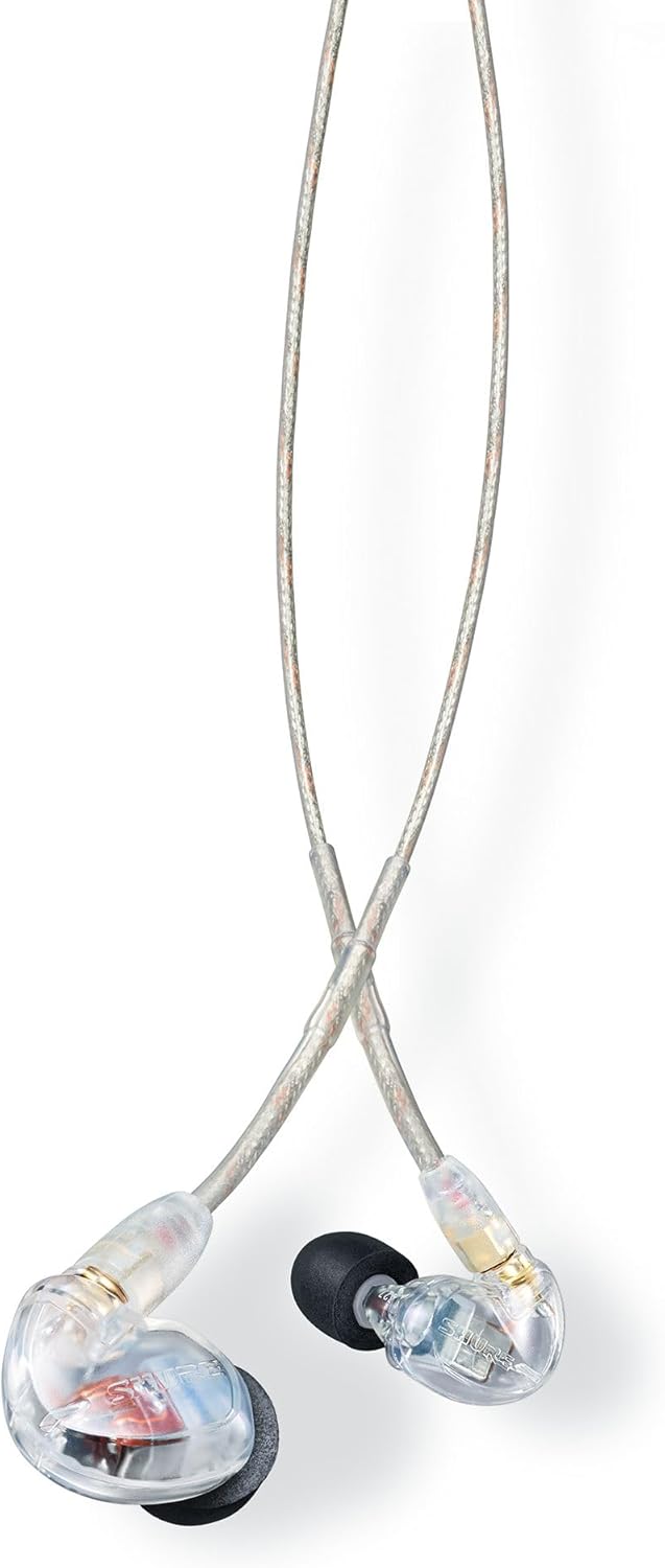 Shure SE425 PRO Wired Earbuds – Professional Sound Isolating Earphones with Detailed Sound, Dual-Driver Hybrid, Secure in-Ear Fit, Detachable Cable, Durable Quality – Clear (SE425-CL) Shure SE425 PRO Wired Earbuds – Professional Sound Isolating Earphones with Detailed Sound, Dual-Driver Hybrid, Secure in-Ear Fit, Detachable Cable, Durable Quality – Clear (SE425-CL)