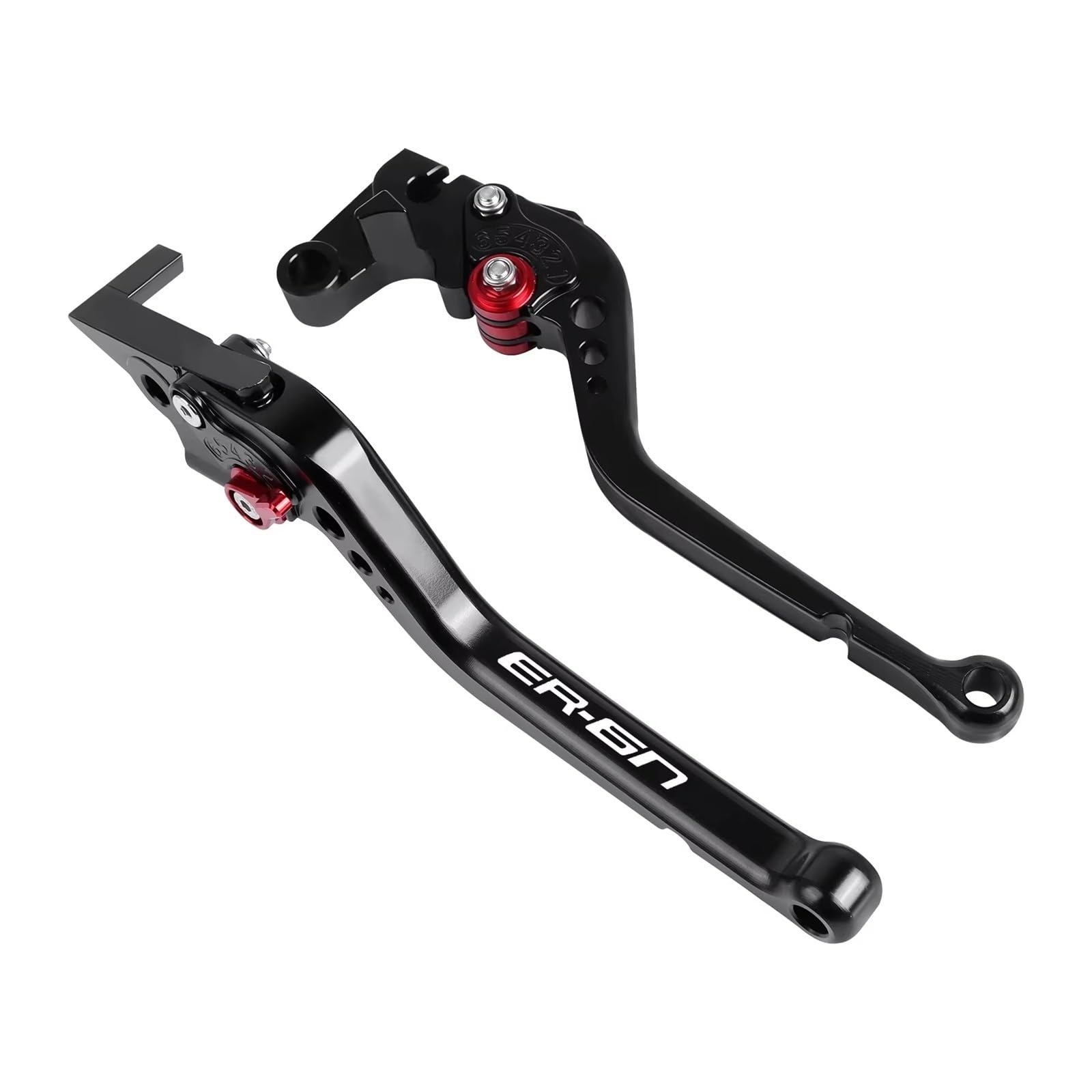 Mingbereit Motorcycle Brake Lever Motorcycle Accessories Adjustable Extendable Folding Brake Clutch Leversi for ER6N 2006-2008 Clutch Lever(7)