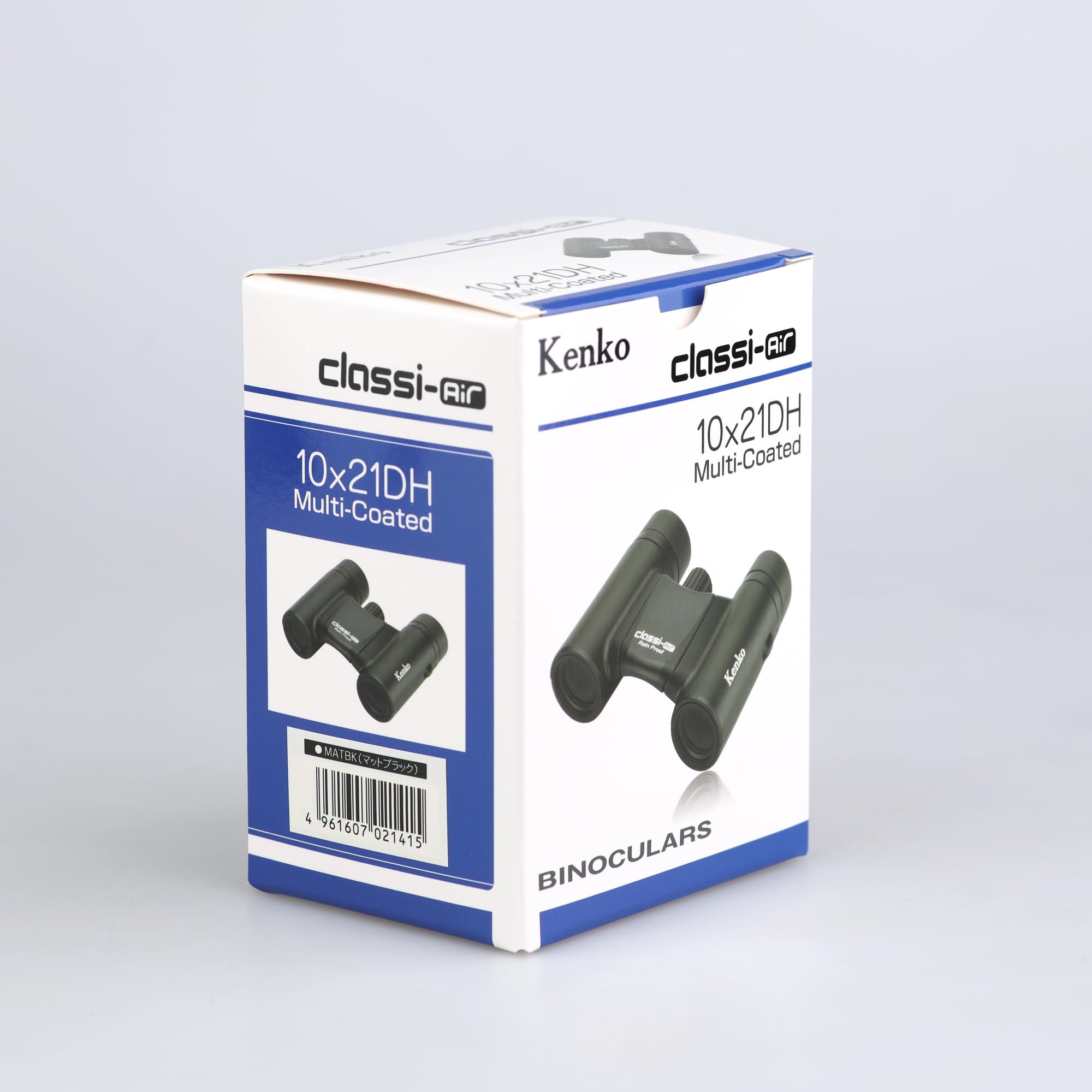 Kenko Jumelles Classi-Air 10x21 DH, Prisme de Toit, légères, Pliables et compactes, Multi-Couches, Noir 021415
