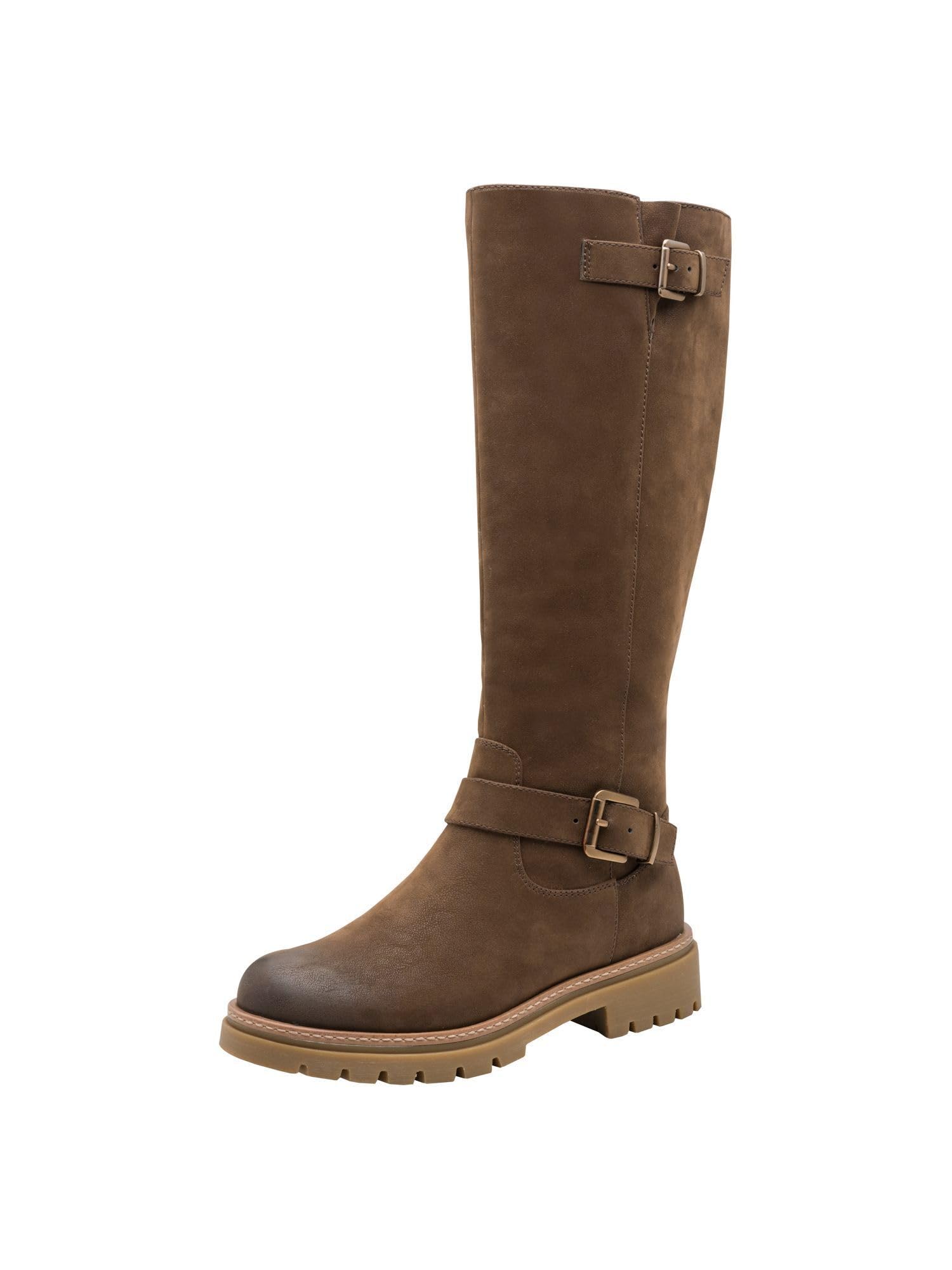 Marco Tozzi Women's 2-26616-45 Fashion Boot, Cafe Nubuck, 5 UK