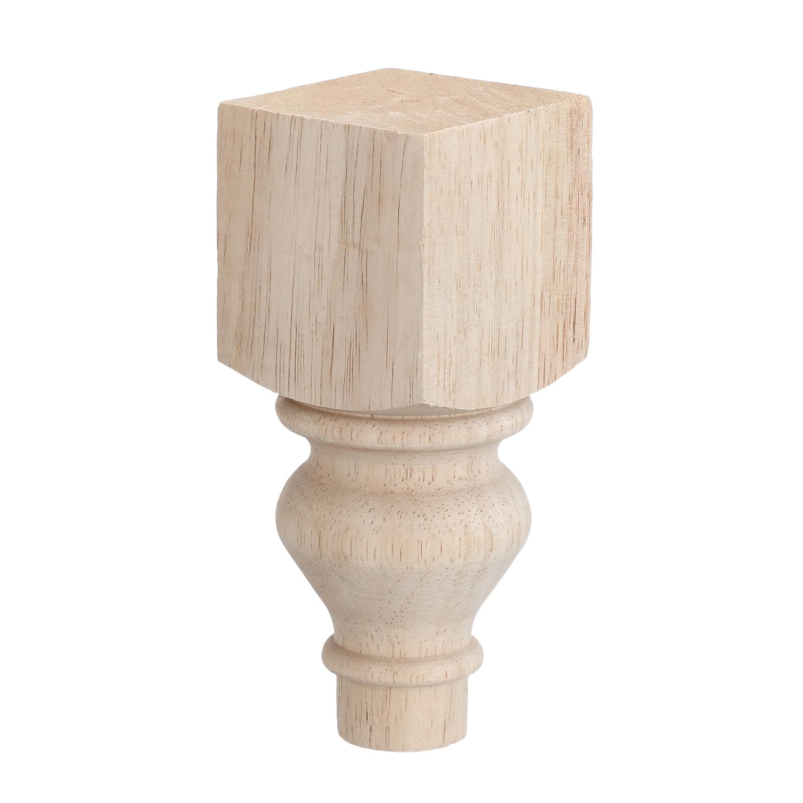 Patas de madera maciza rústicas de 6x15 cm para renovar mesas de comedor