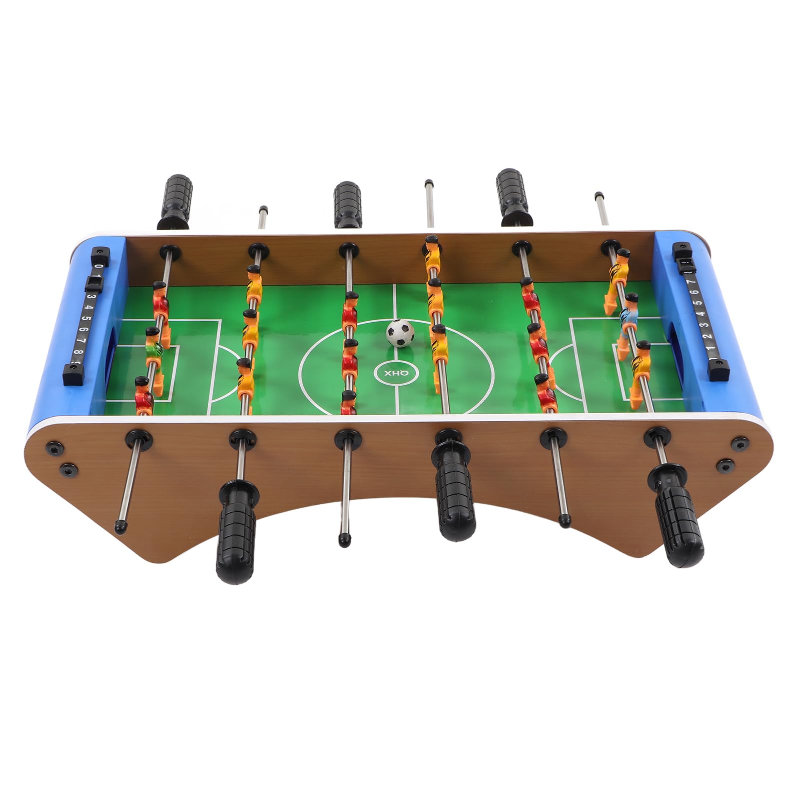 Football Table Game, 6 Bar Interactive Skill Development Hand Eye Coordination Tabletop Soccer Game for Party for Adults