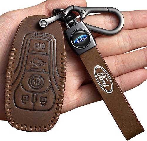 Reemplazo de la cubierta de la llave del coche para Ford 2017 Fusion F250 F350 F450 F550 2018 Edge Explore Funda para llave con coche Llavero