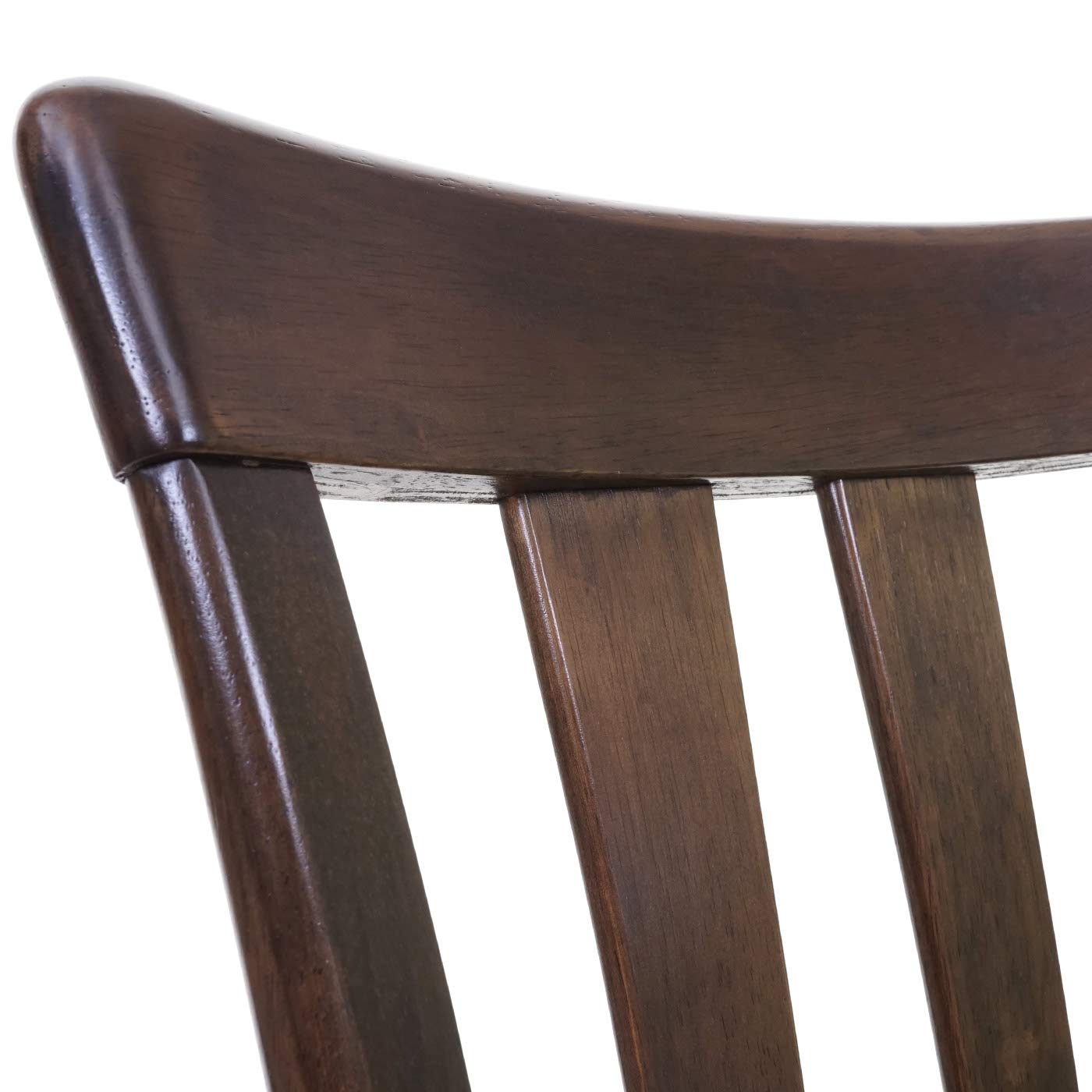 Mendler Juego de 2 sillas de comedor HWC-G46, estructura oscura, beige | Silla de cocina, tela, madera maciza