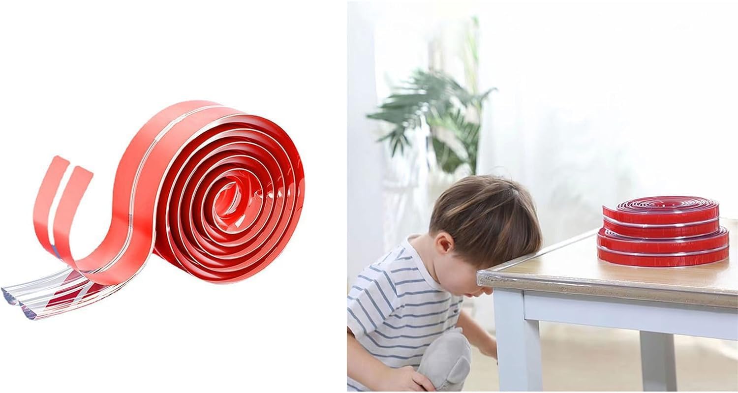 Dukaan 3 Meter Silicon Corner Protector for Baby Table Corners Edge Protector - Baby Proofing Safety Guards to Shield Infants from Sharp Edges Reliable and Durable Child Safety Corner Soft Bumpers - Image 7 thumbnail
