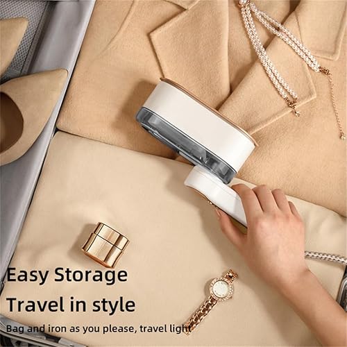 Miniatura 7 de DAUTAI Vaporizador de ropa portátil, calentamiento rápido, portátil, 2 en 1, removedor de arrugas de tela y plancha para ropa, pantalla inteligente