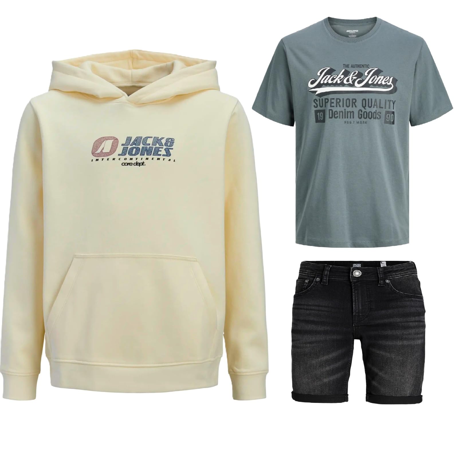 JACK & JONES Junior Children's Boys Hoodie Sweatshirt Sweatshirt Hood 128 Package #01