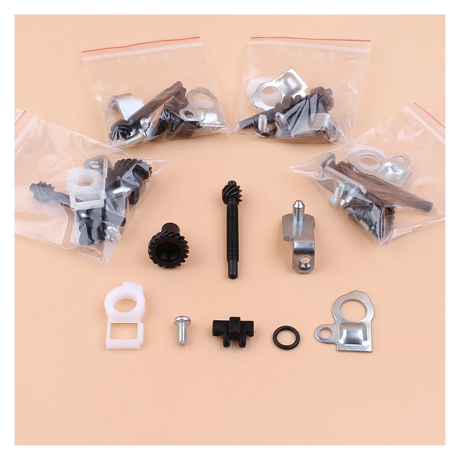 Ajustador de Tensor de Cadena de 5 Piezas Apto for Stihl 026 034 036 046 064 066 ms240 ms340 ms360 ms640 ms660 Repuestos de Motosierra 11250071021