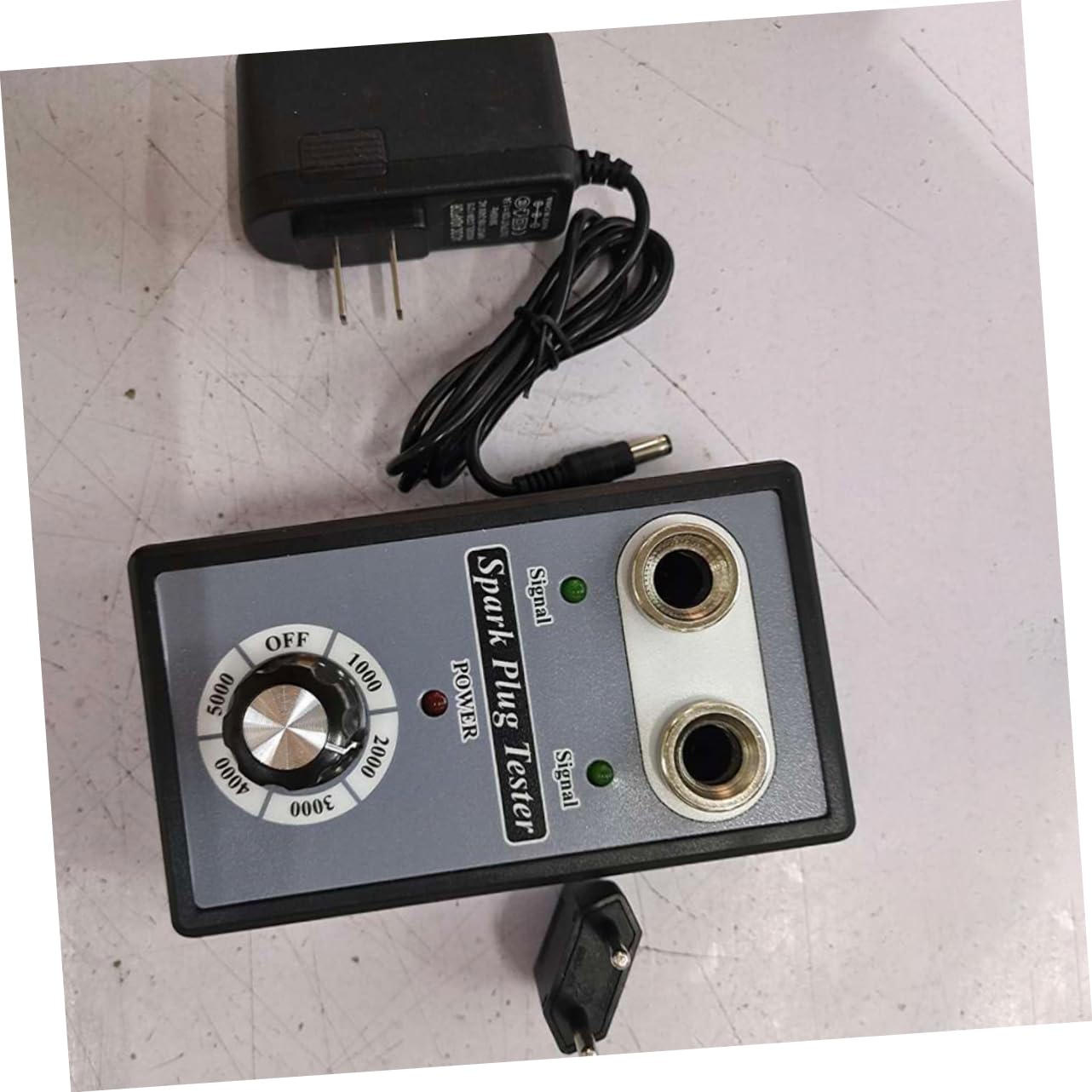 GLEAVI Comprobador De Bujías Línea De Chispa Dos Orificios Para Prueba De Bobina De Encendido Detector De Diagnóstico Para Automoción