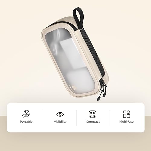 Miniatura 7 de pack all Organizador electrónico transparente, bolsa organizadora de cables de TPU, organizador de viaje de cable compacto para cables, cargadores,