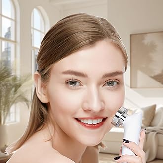 RF Radio Frequency Facial Machine - Home Use RF Body Skin Tightening Machine Device for Wrinkle Removal, Skin Rejuvenation, Light Spots, Anti Aging - Professional Skin Care Body Facial Massager