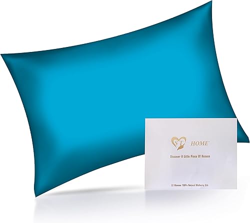 Funda de almohada de seda de morera 100 % natural para cabello y piel, 22 momme de 900 hilos (edición de diamantes), antienvejecimiento, con