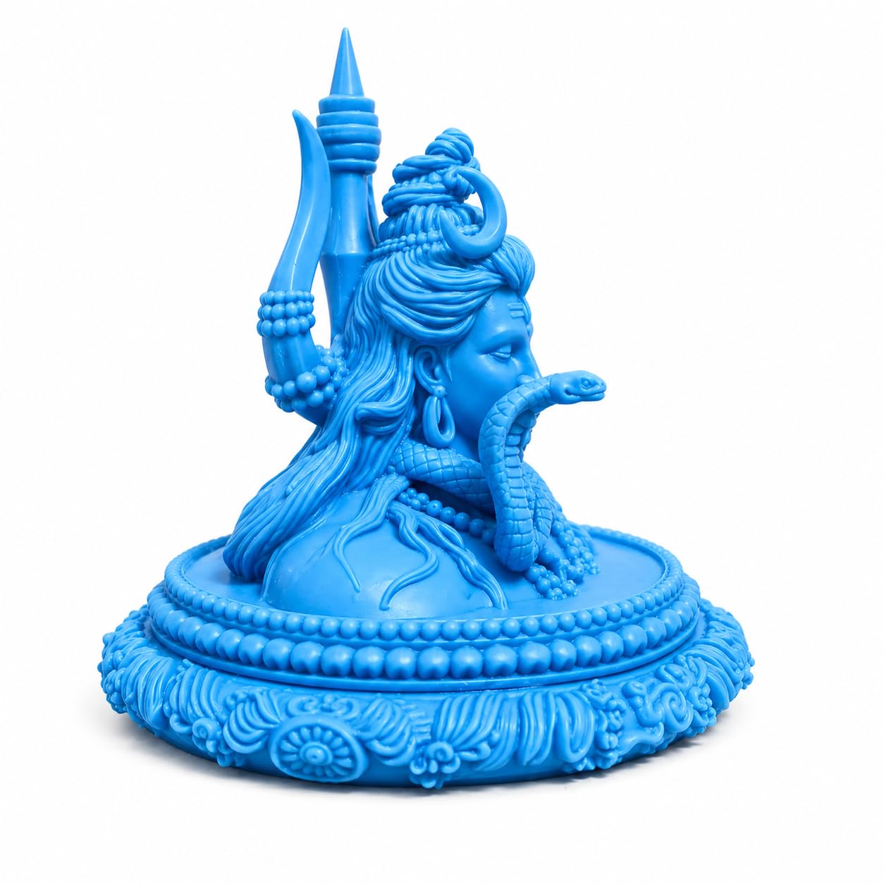 Buy Premium Adiyogi Lord Shiva Murti - 3.8 Inch Height, UV Resin