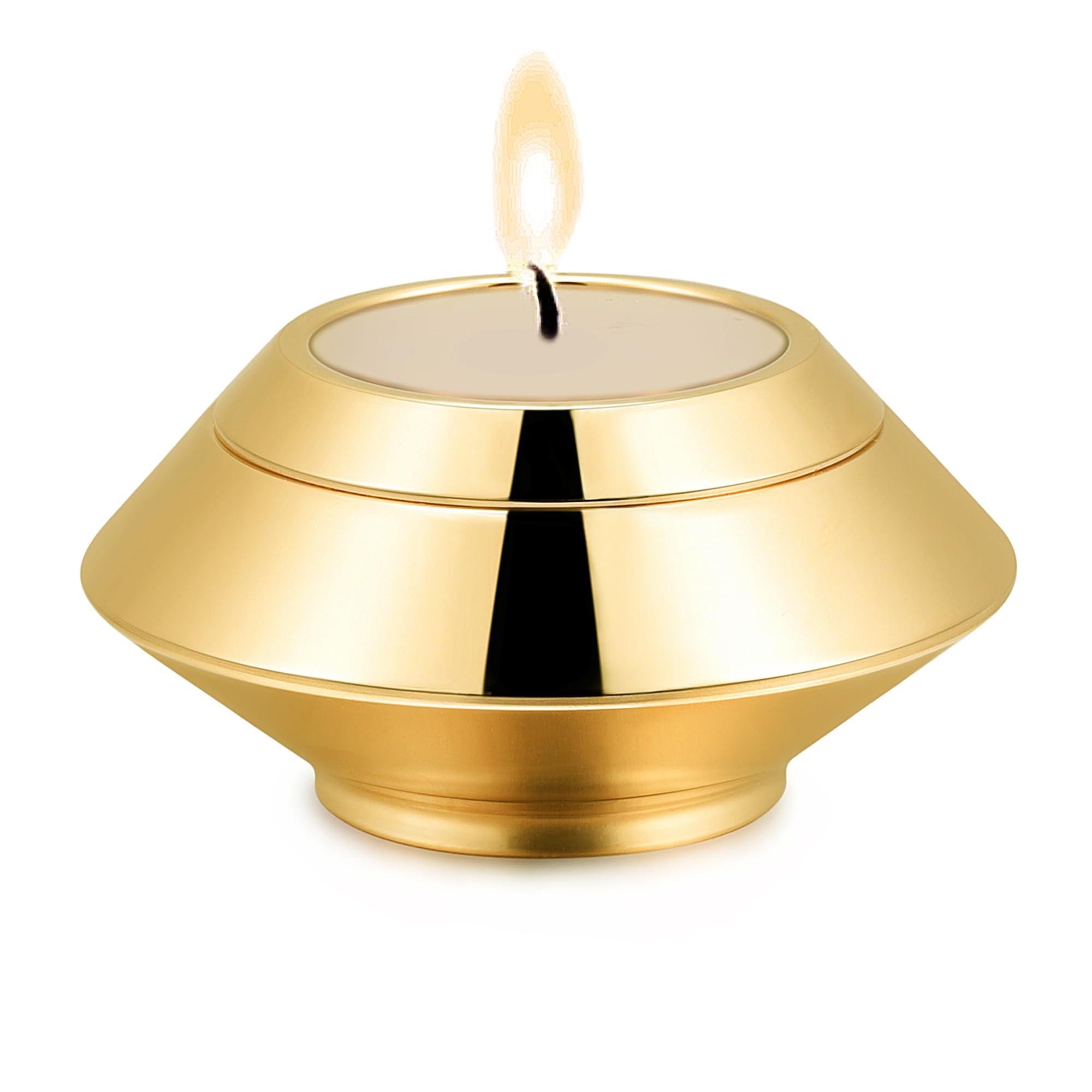 Cremation Urns for Ashes Stainless Steel Candle Ash Holder Keepsake Urn for Ashes Mini Funeral Urns for Human Ashes/Pet Ashes