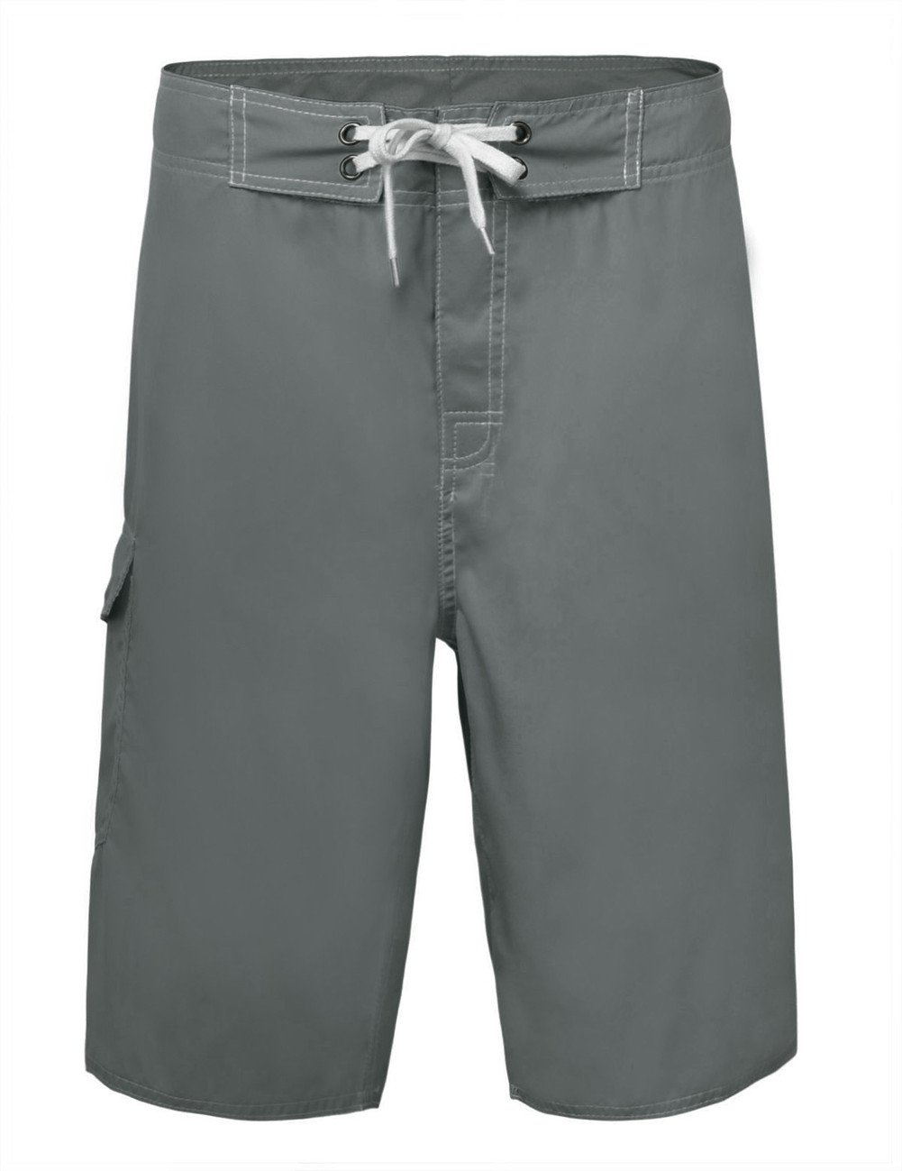 Men's Solid Lightweight Beach Shorts Half Pants with Lining-image-12