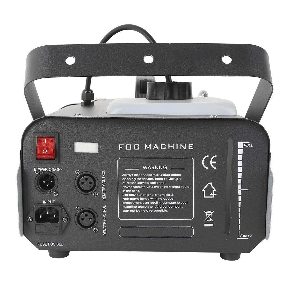 Maszyna do mgły Efekt sceniczny Fogger DMX Stage Led wytwornica dymu 1500w Sterowanie przewodowe i pilot dla Dj Ballroom Ktv Bar Club