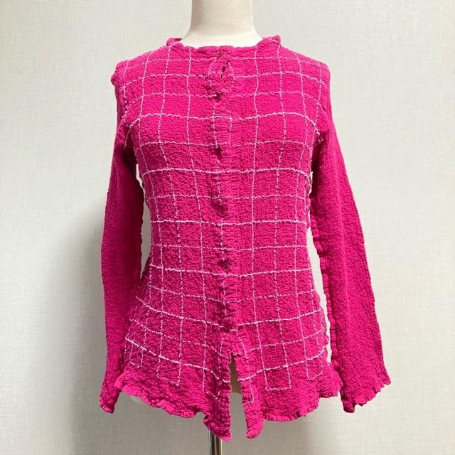 Amazon.co.jp: ミーイッセイミヤケ MEISSEYMIYAKE カーディガン ピンク  