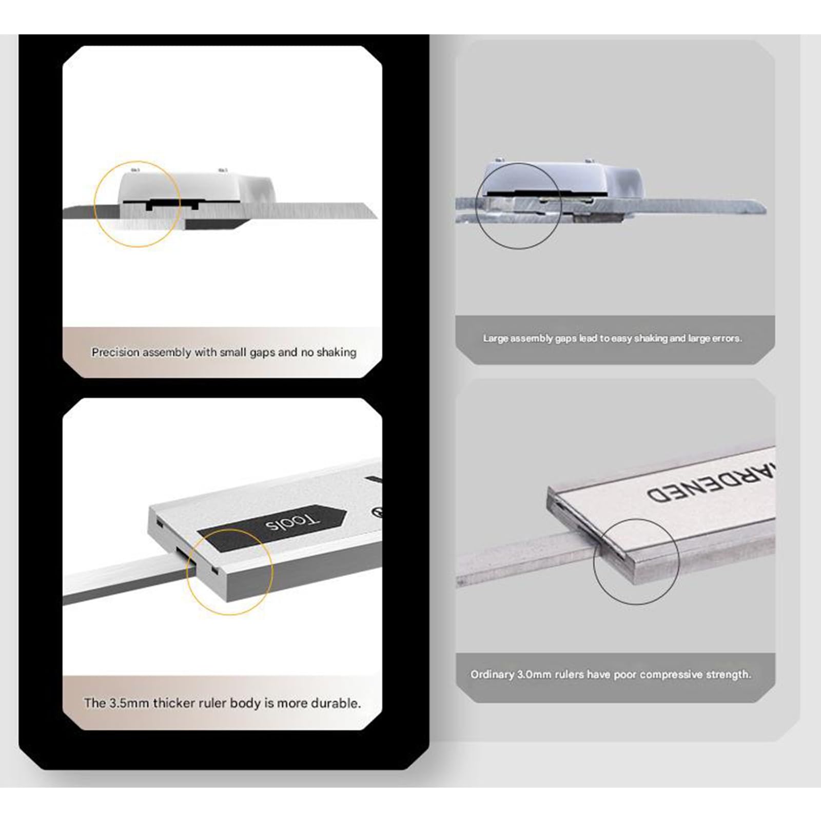 Calibrador digital de 0,01 mm, herramienta de medición de alta precisión, pantalla LCD, cuerpo de acero inoxidable para calibrador digital electrónico profesional