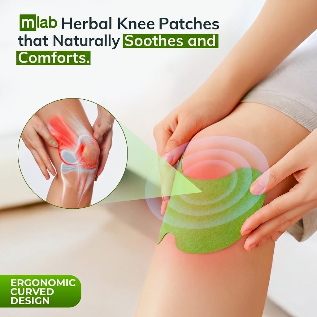 FlexiKnee Warming Herbal Lot de 3 patchs chauffants adhésifs pour genoux et corps – Ajustement flexible et léger (genouillères, 36 pièces)