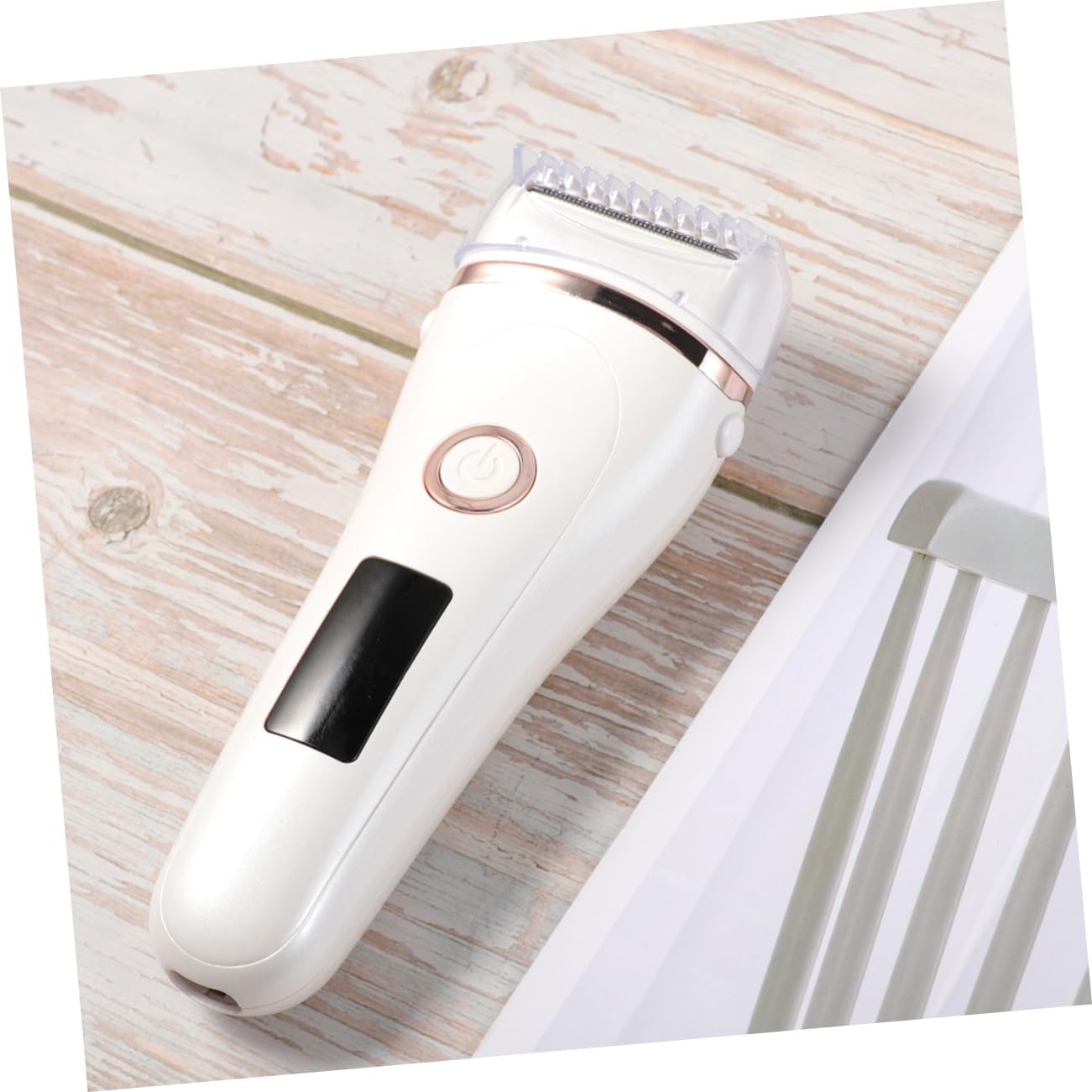 CALLARON Epilatore Elettrico Ricaricabile Usb Display Led, Rasoio Da Donna Per Corpo e Bikini, Trimmer in Acciaio Resistente Per Viso, Gambe e Ascelle, Senza, Per Pelle Liscia e Morbida