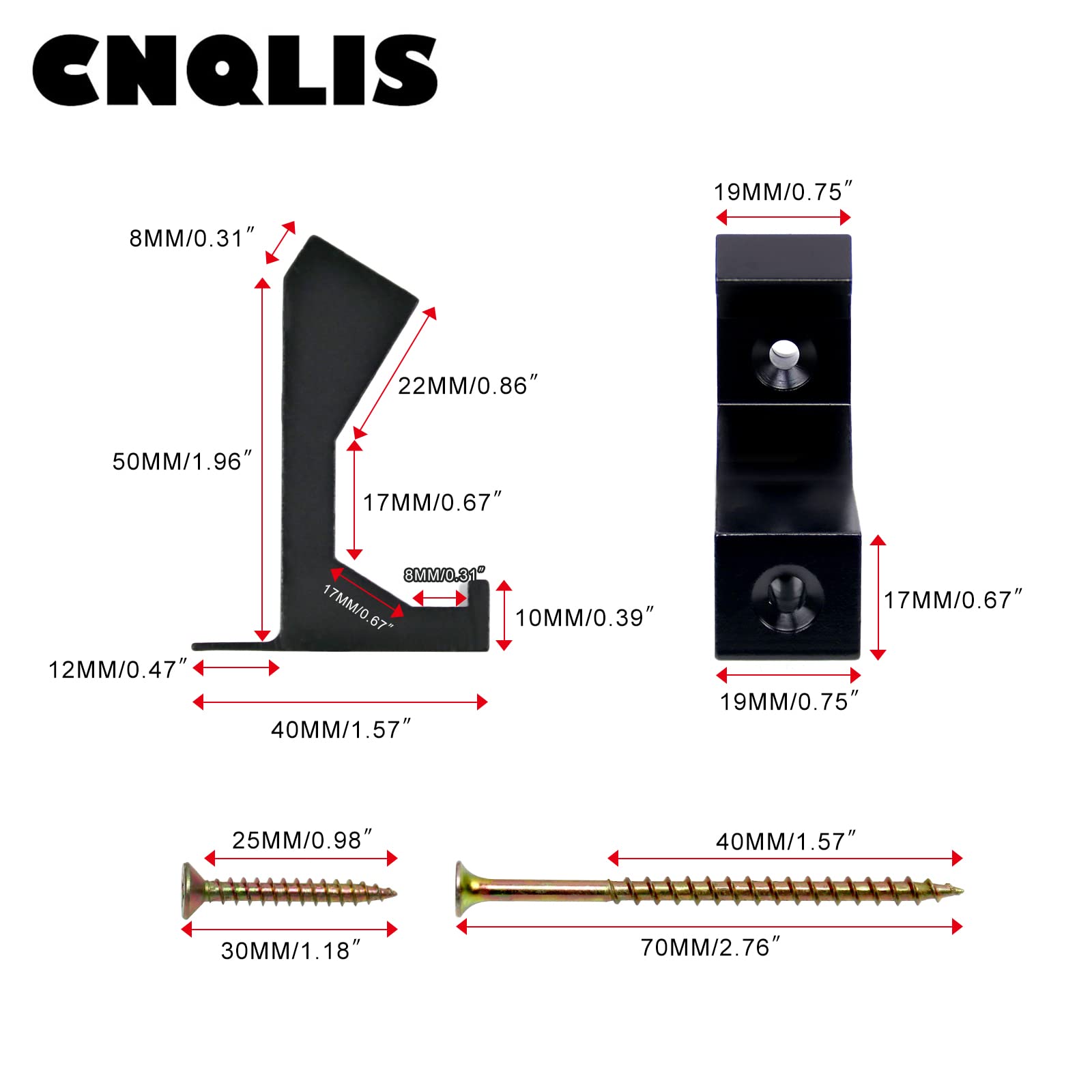 CNQLIS Reliefboden-Reparatur-Set kann sicher auf jedem 1,6 cm oder dickeren Unterboden verwendet werden (schwarz, 12 Stück)