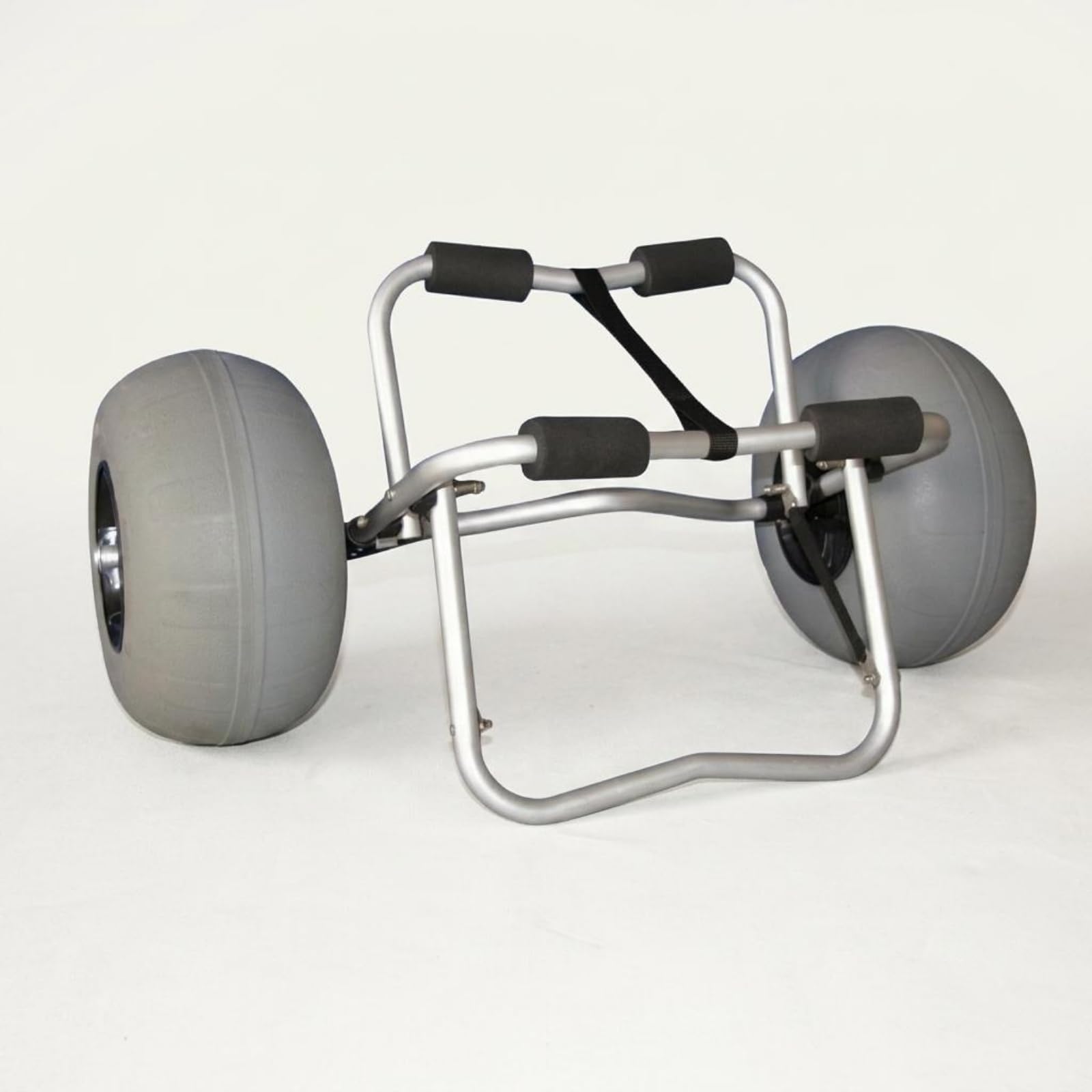Carrello Kayak con Ruote Facile da Trasportare Carrello Porta Canoa Utilizzo su Sabbia e Ciottoli Attrezzatura Sportiva per Spiaggia, Mare, Molo, Y02011C, S