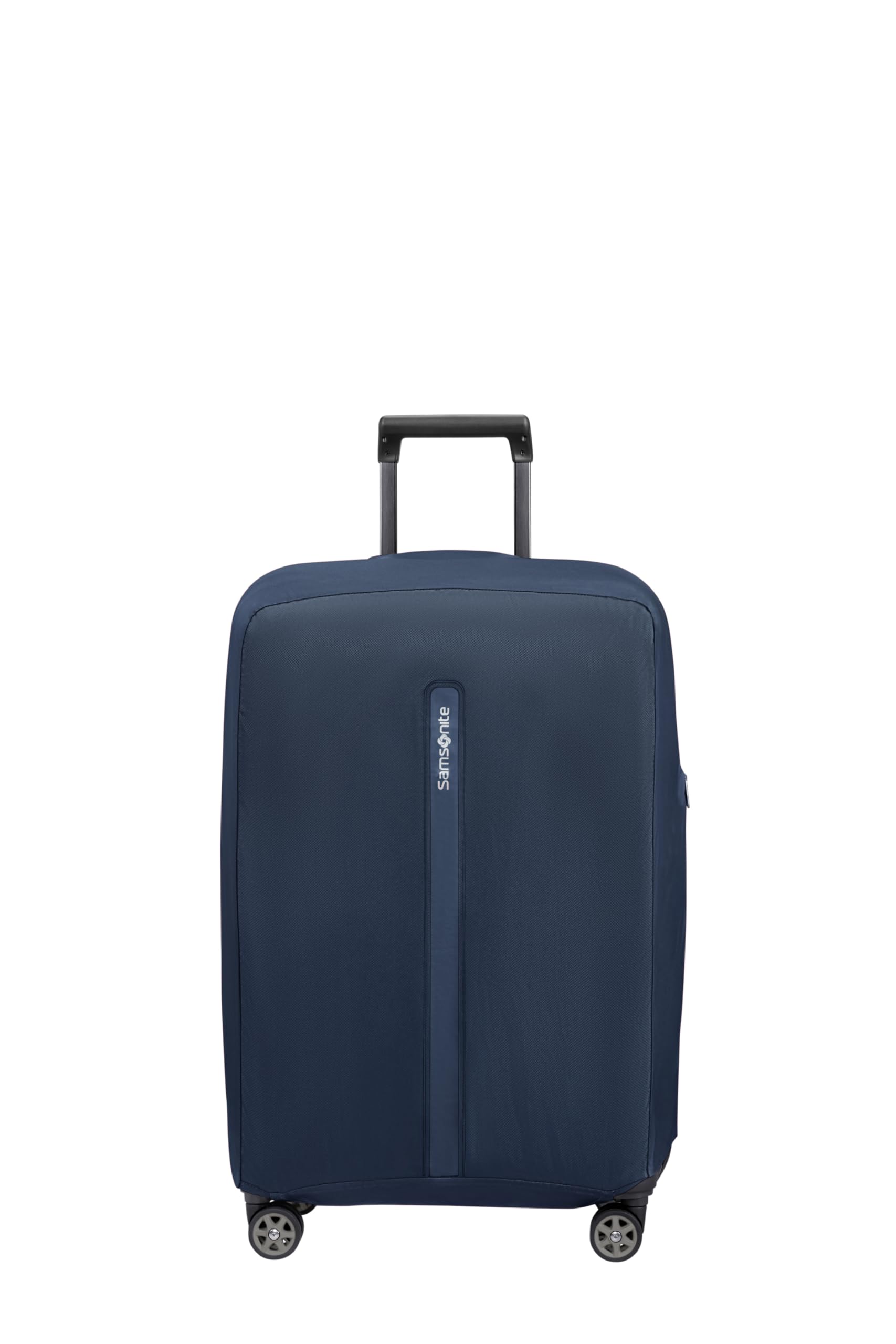 Samsonite TA Revolution - Funda Protectora Plegable para Maleta Talla M, Funda Apta para 66–69 cm, Protección de Maleta, con Detalle Reflectante, Azul (Midnight Blue)