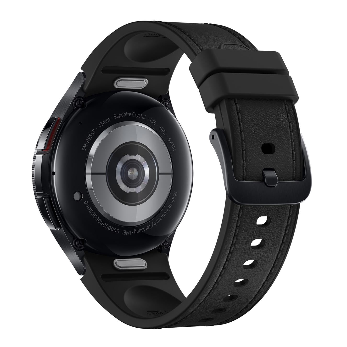 Samsung Galaxy Watch6 Classic Montre Connectée avec Chargeur, Suivi de Santé, Suivi Sportif, Charge rapide, 4G/LTE, 43mm, Noir, Exclusivité Amazon Version FR