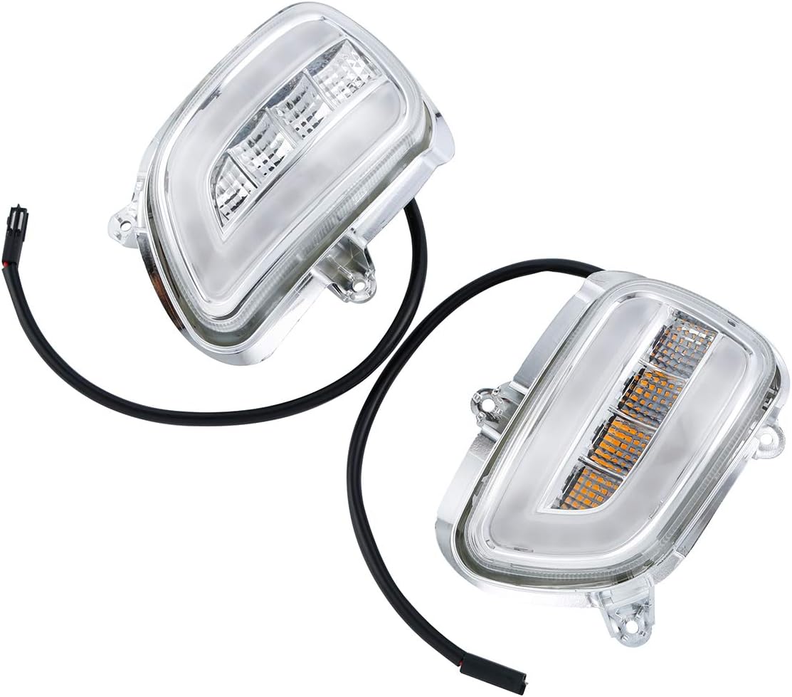 Front LED Turn Signals Clear Lens Fits for Honda Goldwing GL1800 2001-2017 02 03