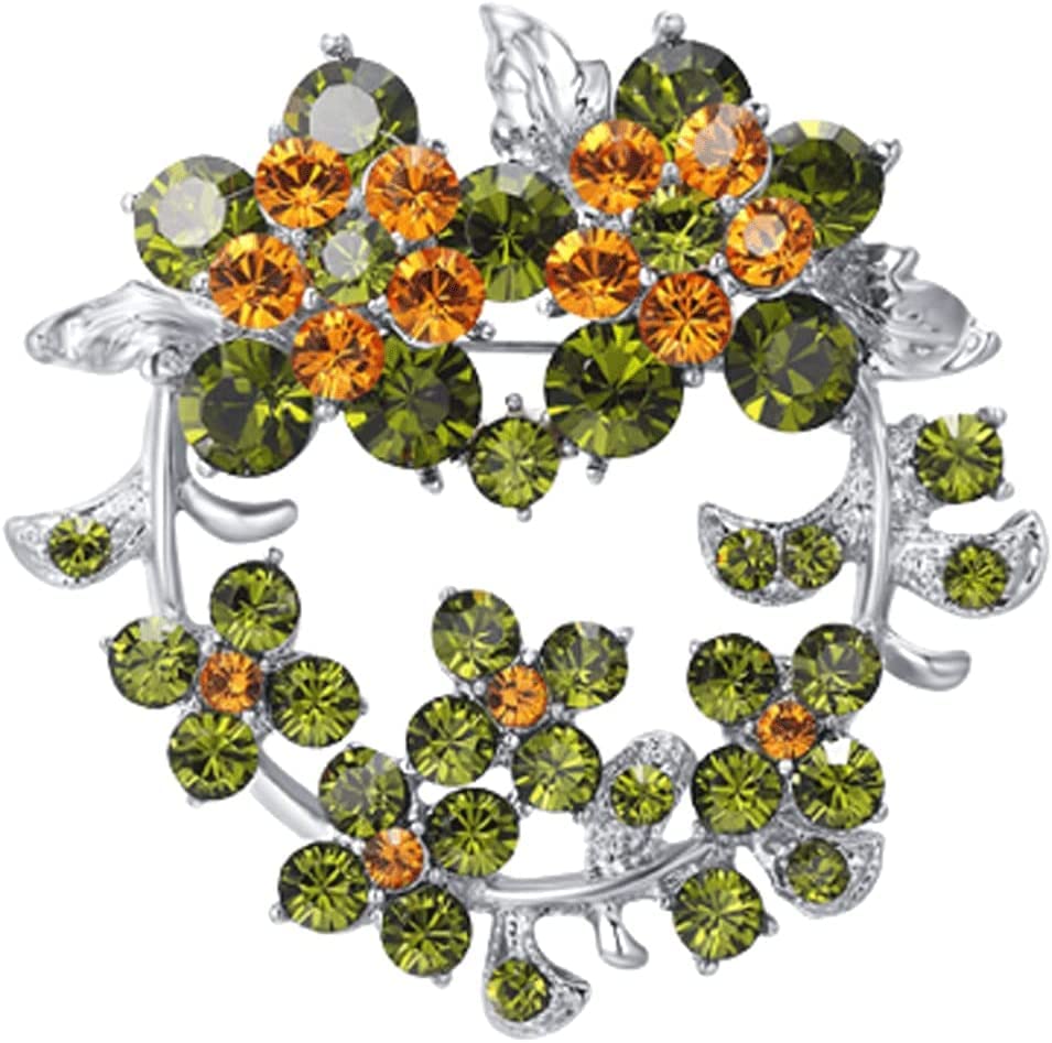 Broche en cristal pour femme accessoire idéal pour sublimer un châle