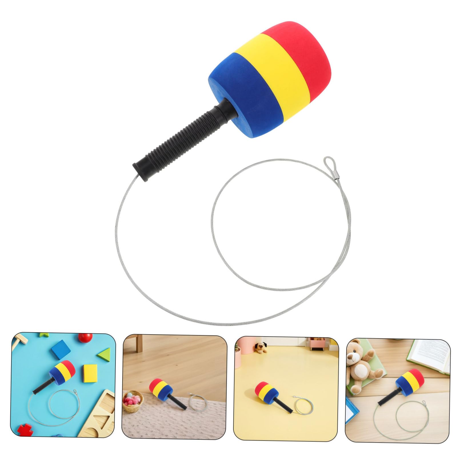 KOMBIUDA Gioco Martello di Spugna 2 Unitá per Bambini Materiali Sicuri e Design Ergonomico, per Feste per Bambini e attività Familiari