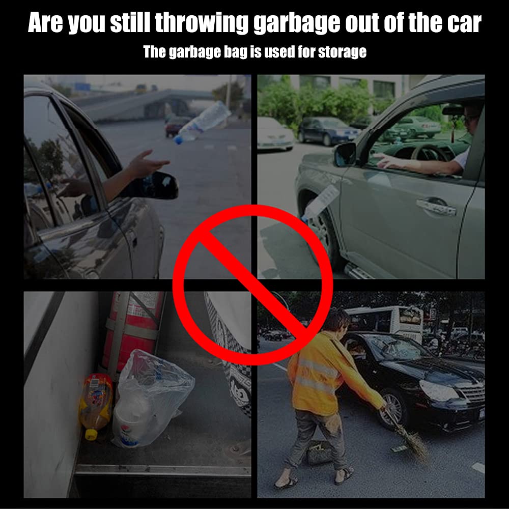 SILANKA Cadillac Car Garbage Bin Garbage Bag Garbage Cans Waterproof