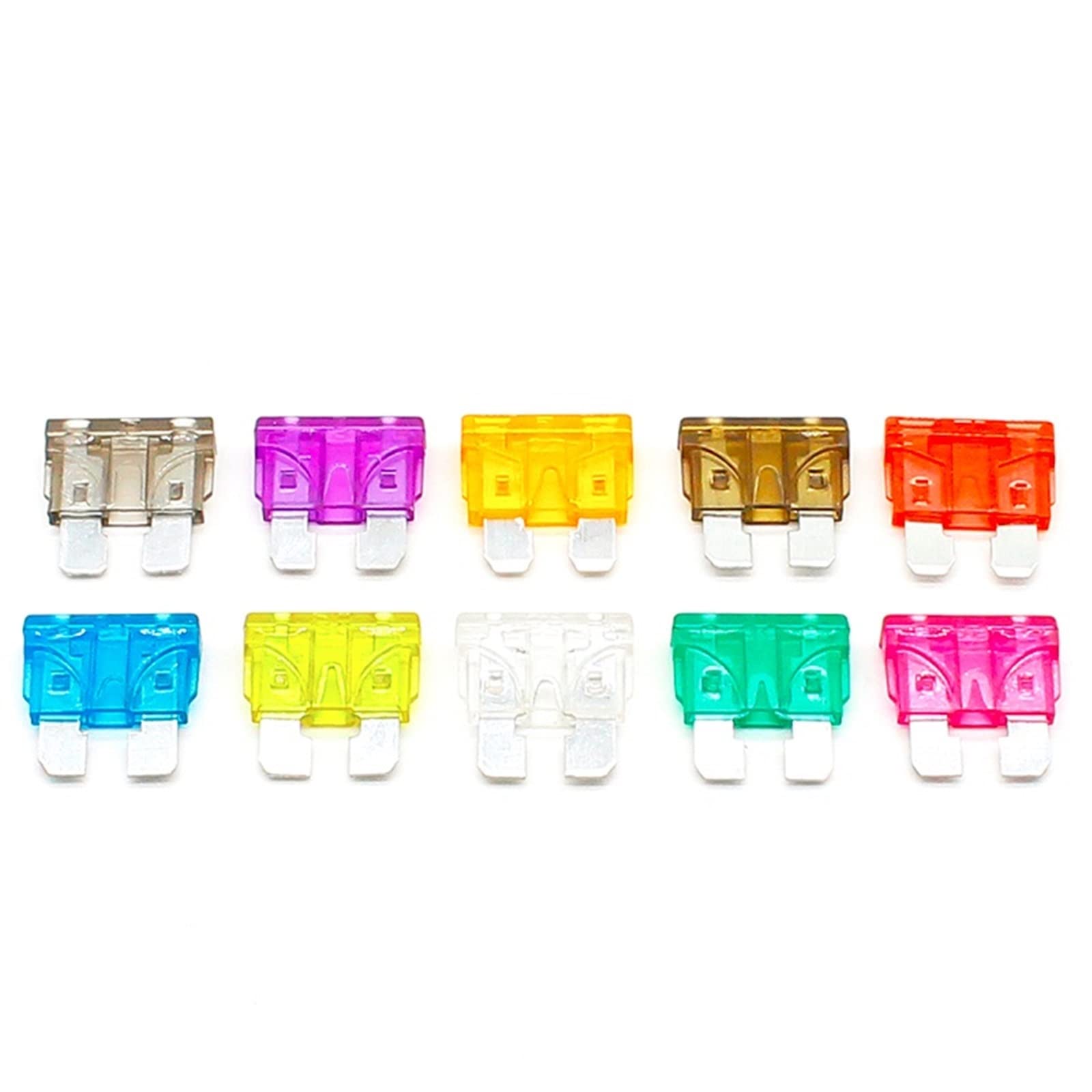 Cablaggio di protezione 100 pz/lotto Fusibile Standard Medio Lama Fusibile auto fusibili auto auto 2A 3A 5A 7.5A 10A 15A 20A 25A 30A 35A