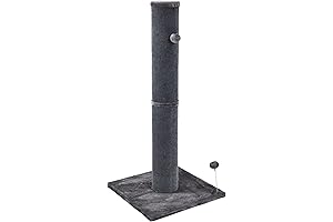 Cat Craft Bobcat Carpet Scratch Post - Tall, Replaceable Toys, Indoor Cats
