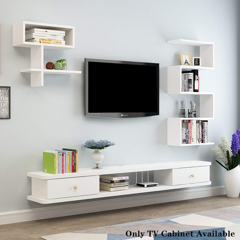 Buy Wall ed TV Stand TV Media Console Hanging Desk Hutch Media Console ...