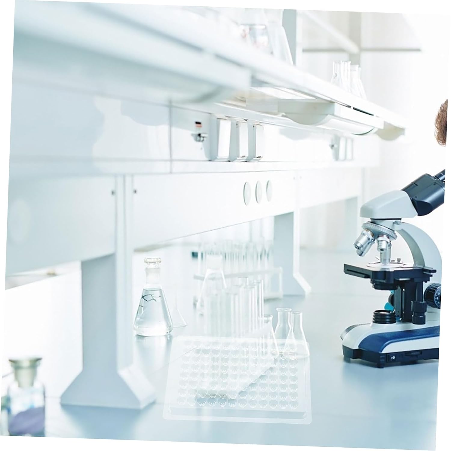 10pcs Cell Culture Trays Lid for Lab Analysis and School Projects Reaction Plates for Tissue Culture and