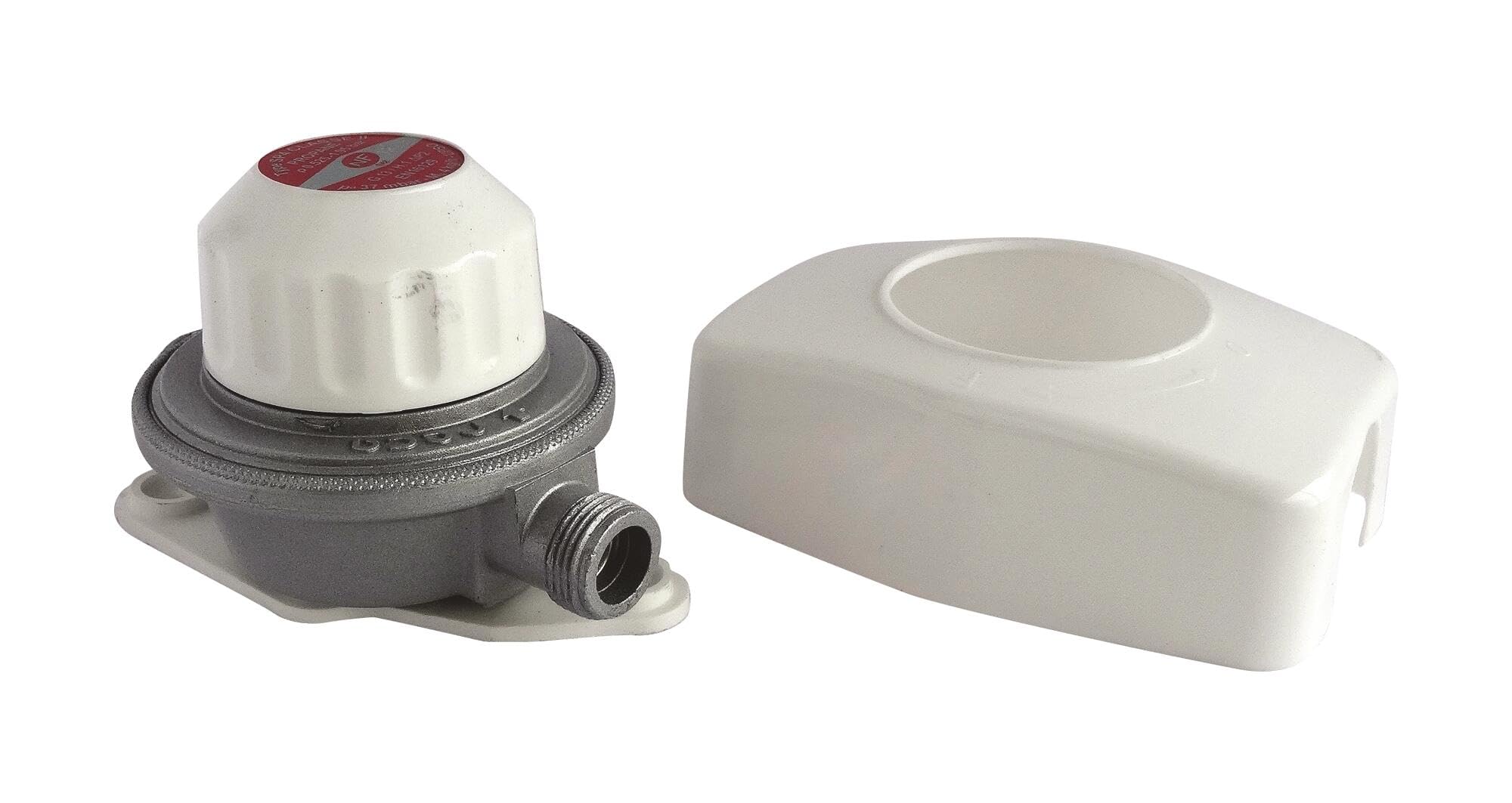 SOMATHERM FOR YOU, Regulador de disparo fijo clase 2 para botella propano MM20/150, caudal máximo 4 Kg/h, seguridad integrada contra fugas, presión de salida 37 mbars | Conecte de forma segura su botella de propano con este regulador con seguridad incorpo