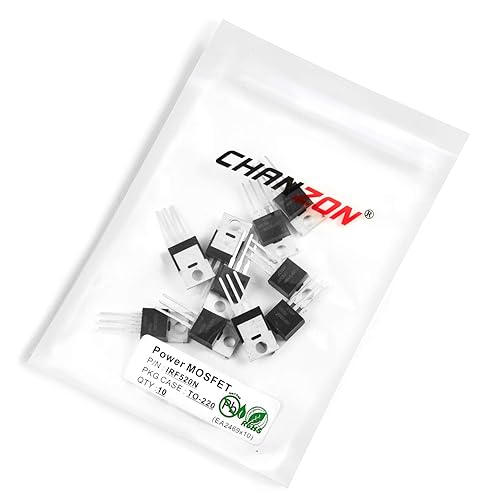 Miniatura 3 de Chanzon IRF520 IRF520N IRF520NPBF NMOS 100V 9.7A transistor MOSFET de potencia de canal N ESD nominal A-220 (paquete de 10 piezas)